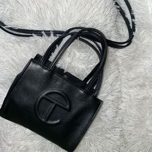 Small Black Telfar Shopping Bag
